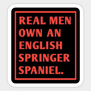 English Springer spaniel Sticker